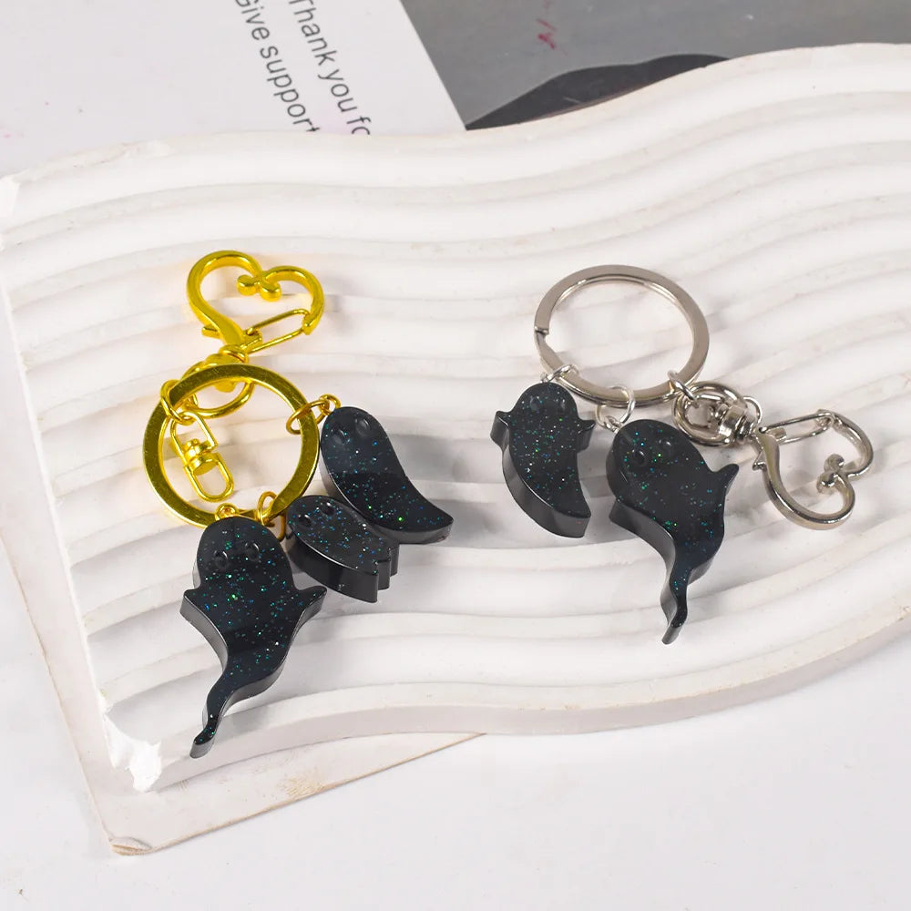 Ghost Shape Resin Earring Silicone Molds for Epoxy Resin with Earring Epoxy Resin Molds for DIY Keychain Polymer Clay Crafts